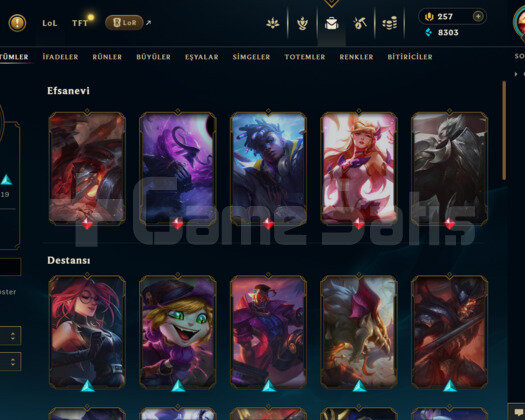 TR 38 SKİN BRONZ HESAP - LOL