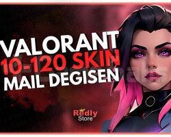 EN AZ 10 SKİN! Mail Değişen Valorant Random