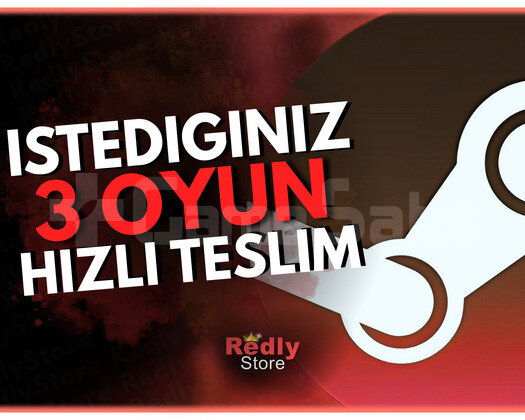 İstediğiniz 3 Oyun + Garanti HIZLI TESLİM