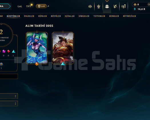 EUW Silver 2 | 2 Kostüm - 16K Mö | LoL Hesap