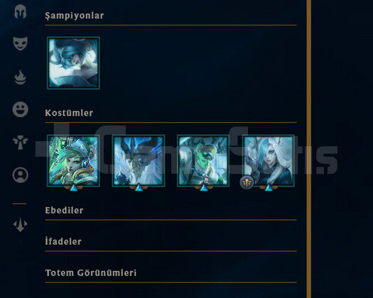EUW Plat 3 | 4 Kostüm - 40 Hero | LoL Hesap