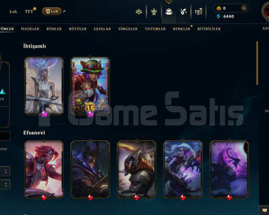 EUW | 36 SKİN | GOLD 2 | LOL