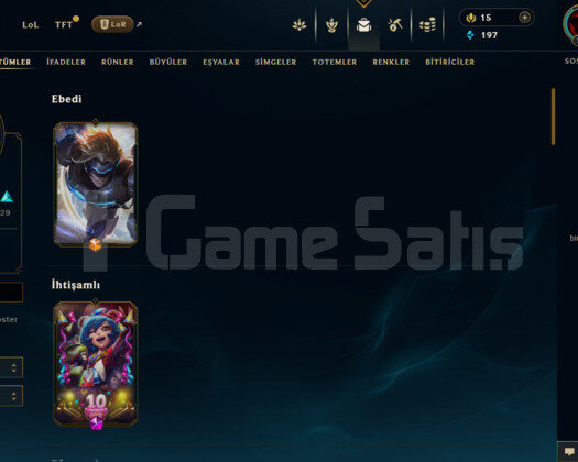 EUW 64 SKİN GOLD HESAP - LOL