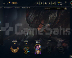 EUW 64 SKİN GOLD HESAP - LOL