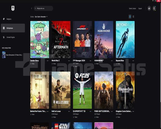 EPİC GAMES 41 OYUN DOLUNIN DOLUSU