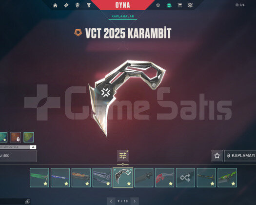 VCT 25 KARAMBİT/CHAMPIONS 24 SET MAİL HESAP
