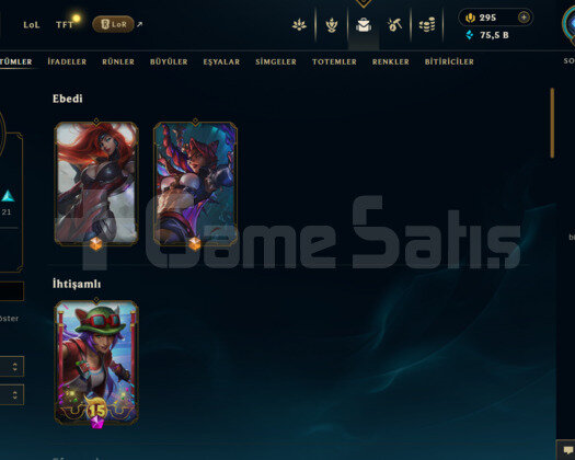 EUW 47 SKİN GÜMÜŞ HESAP