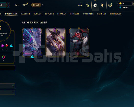 TR Silver 4 | 3 Kostüm - 29 Hero | LoL Hesap