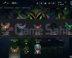 EUW | 89 SKİN | UNRANKED | 93K Mavi ÖZ