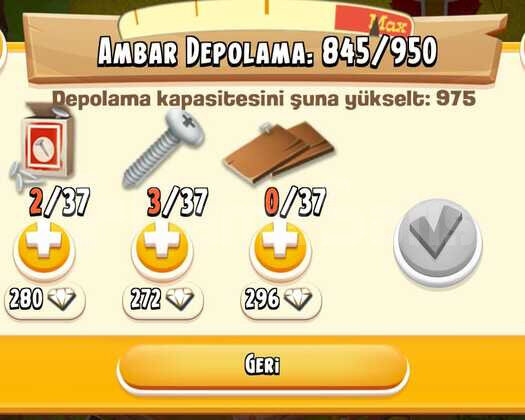 43+ LVL 3100 AGİL 950 AMBAR İÇİ AGİL DOLU