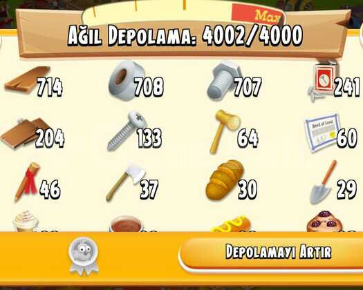 80 LVL 4000 AGİL 1000 AMBAR DEPOLU OYUN