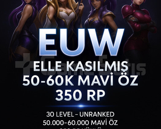 EUW HANDMADE HESAP 350 RP
