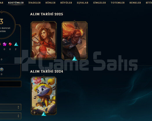 EUW Unranked | 3 Kostüm - 36 Hero | LoL Hesap