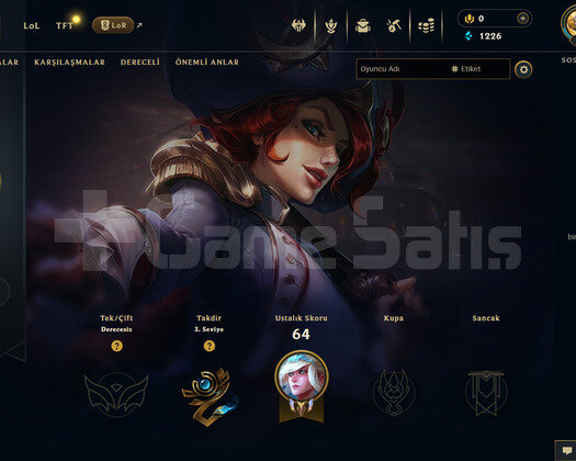EUW Unranked | 1 Kostüm - 19 Hero | LoL