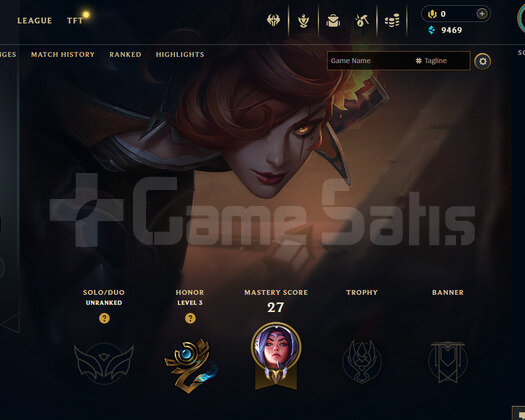EUW Unranked | 2 Kostüm - 26 Hero | LoL Hesap