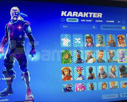 Fortnite Galaxy Skinli Hesap