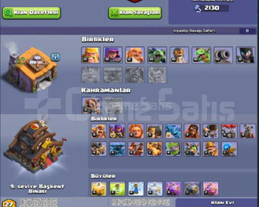 CLASH OF CLANS | BB12 KOSTÜMLÜ TEMİZ HESAP