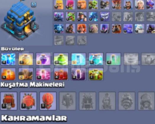 CLASH OF CLANS | BB12 KOSTÜMLÜ TEMİZ HESAP