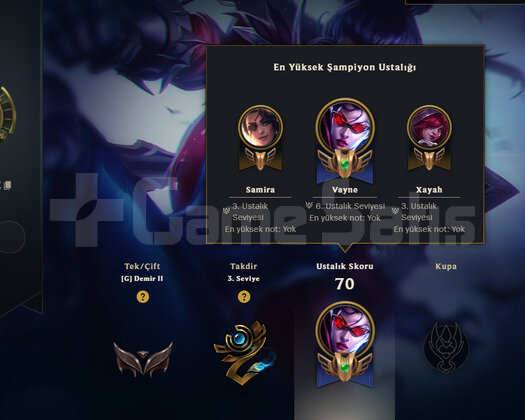 EUW DEMİR1 11 SKİN 27 HERO MAİL DEĞŞ 100  GARANTİ