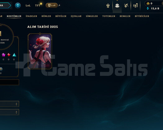 TR Bronz 2 | 1 Kostüm - 12K Mö | LoL Hesap