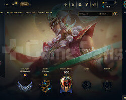 TR Silver 3 | 4 Kostüm - 13K Mö | LoL Hesap