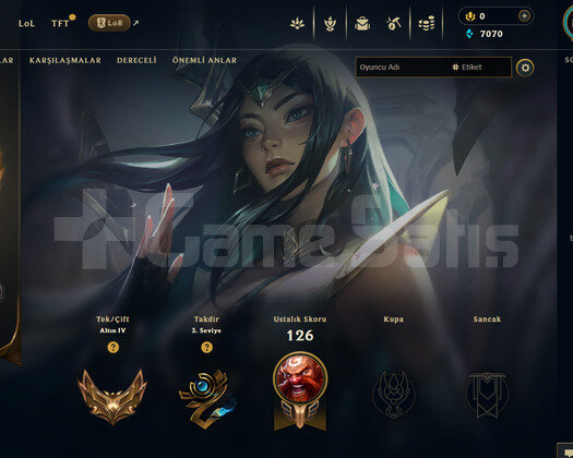 TR Gold 4 | 1 Kostüm - 33 Hero | LoL Hesap