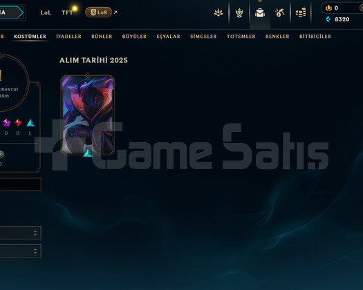 TR Demir 1 | 1 Kostüm - 20 Hero | LoL Hesap