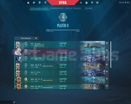 Plat 3 Nick değiştirme Var