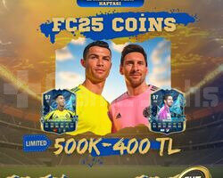FC25 Coins - 500K/400 TL  İNDİRİMLİ - SINIRLI STOK