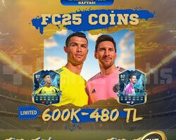 FC25 Coins - 600K/480 TL  İNDİRİMLİ - SINIRLI STOK