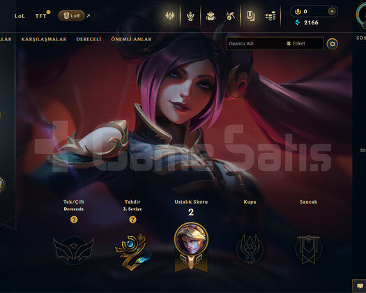 EUW Unranked | 1 Kostüm - 32 Hero | LoL Hesap