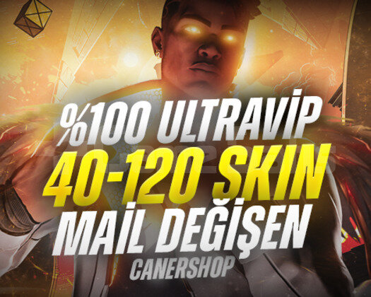 KESİN ULTRAVİP 40-120 SKİN - MAİL DEĞİŞEN RANDOM