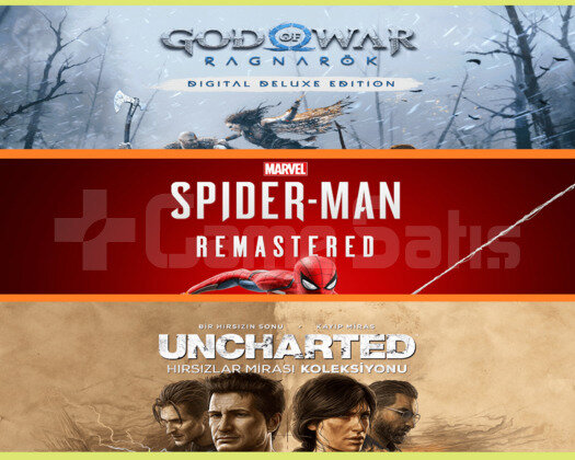 Ragnarök + Spider Remastered + Uncharted