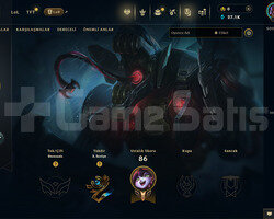 TR Unranked | 2 Kostüm - 28 Hero | LoL Hesap