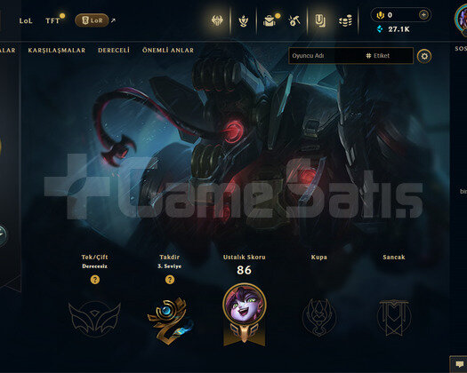 TR Unranked | 2 Kostüm - 28 Hero | LoL Hesap
