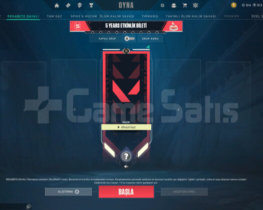 Mail onaysız ranked hazır hesap