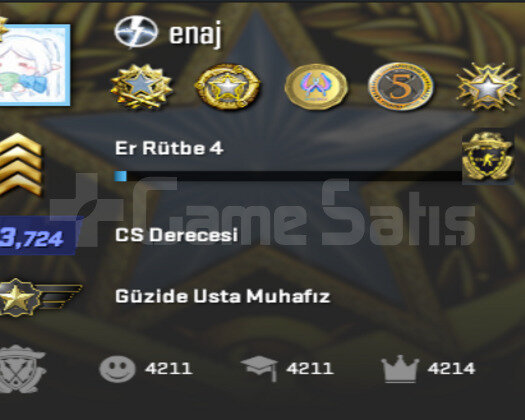 6 MADALYALI FACEITLI 13.7K ELO BOL ÖVGÜLÜ HESAP