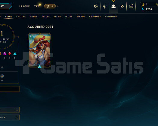 EUW Unranked | 1 Kostüm - 29 Hero | LoL Hesap