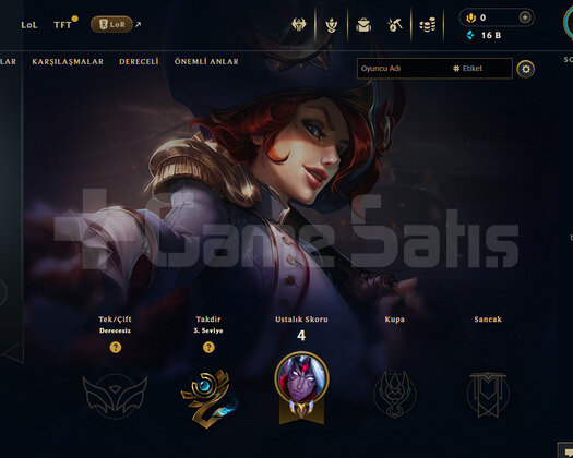 EUW Unranked | 2 Kostüm - 16K Mö | LoL Hesap