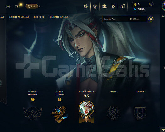 EUW Unranked | 1 Kostüm - 20 Hero | LoL Hesap