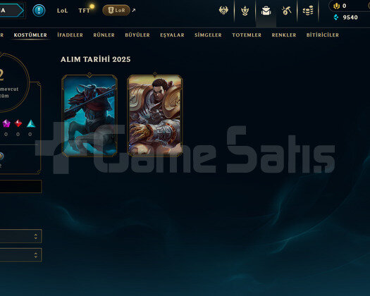 TR Unranked | 2 Kostüm - 29 Hero | LoL Hesap