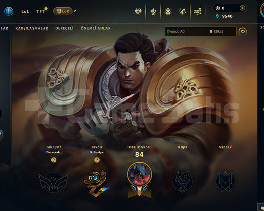 TR Unranked | 2 Kostüm - 29 Hero | LoL Hesap