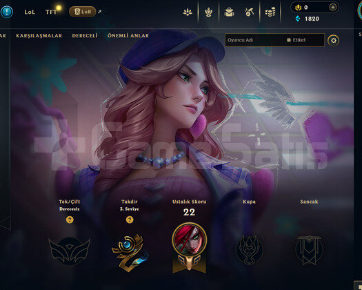 EUW Unranked | 1 Kostüm - 21 Hero | LoL Hesap