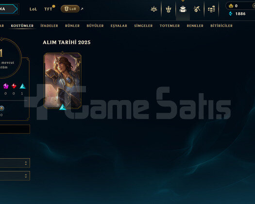 TR Gold 4 | 1 Kostüm - 27 Hero | LoL Hesap