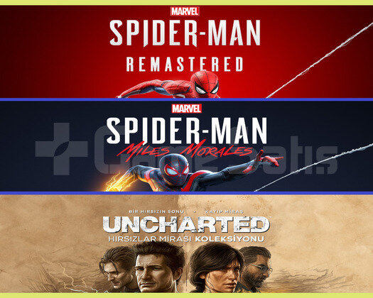 Spider Remastered + Miles Morales + Uncharted