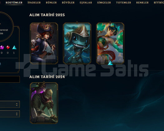 EUW Unranked | 4 Kostüm - 24 Hero | LoL Hesap