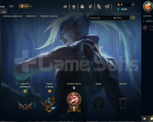 EUW DEMİR 2 / S12 HESABI