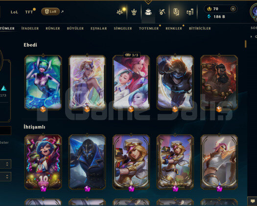 436 KOSTÜM 546 LEVEL 186K+ ÖZ DOLU MAİL HESAP