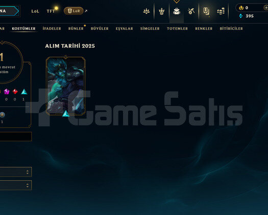TR Unranked | 1 Kostüm - 24 Hero | LoL Hesap