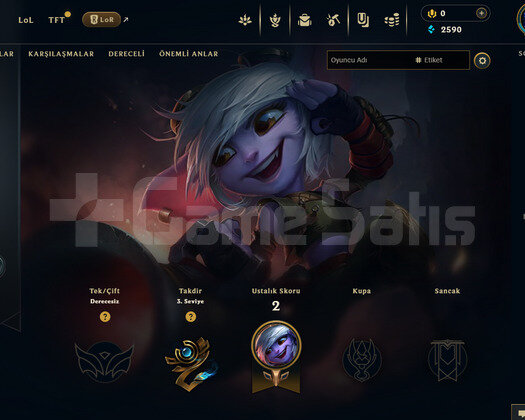 TR Unranked | 24 Hero - 3 İade Hakkı | LoL Hesap
